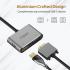 Promate MediaHub-C2  USB-C Display Adapter, Premium 2-In-1 USB-C to 1080 60Hz VGA and 4K 30Hz HDMI Adapter with Dual Screen Display Support